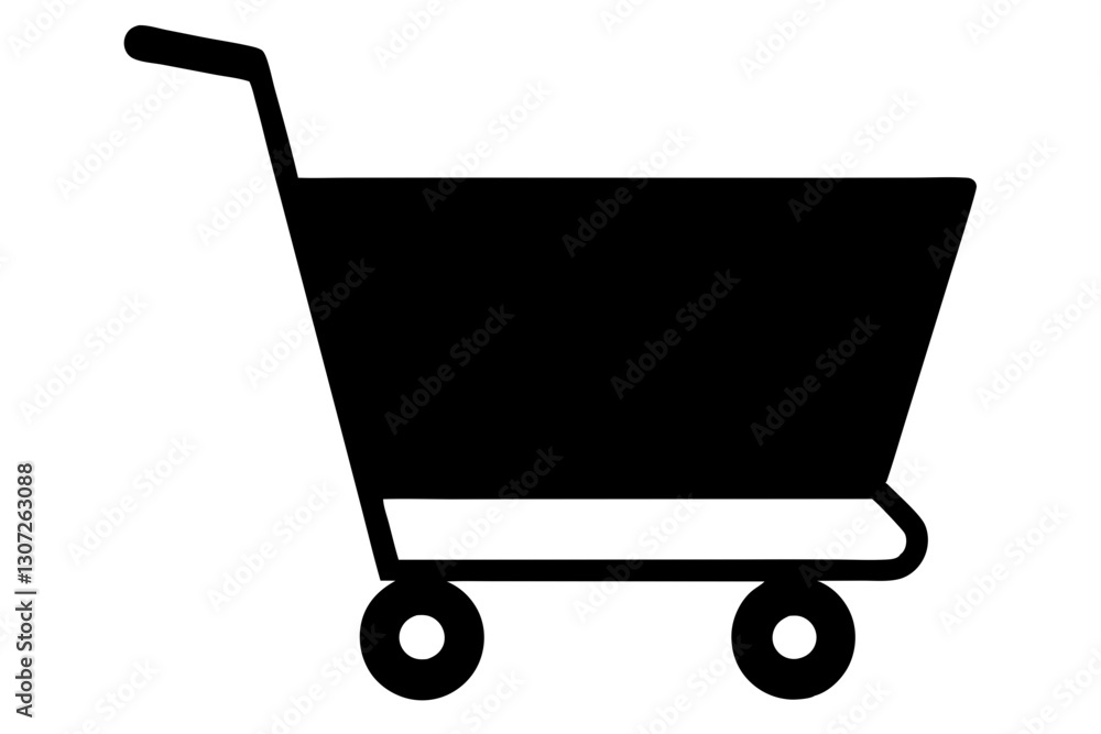 Trolley Silhouette Vector | Minimalist Cart Illustration Isolated
Trolley Silhouette Vector | Minimalist Cart Illustration Isolated