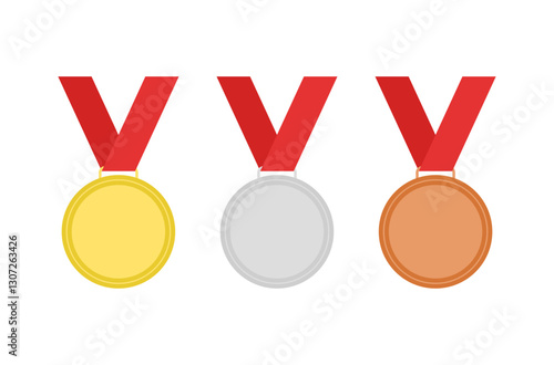 Three medal set.