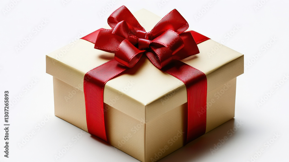 Obraz premium Gift box wrapped in ribbon