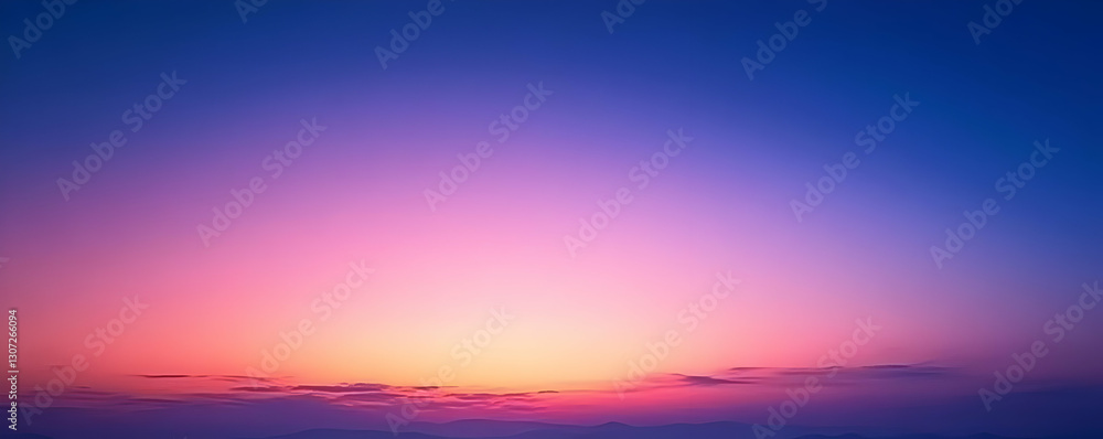 Fototapeta premium Colorful sunset sky, tranquil scene