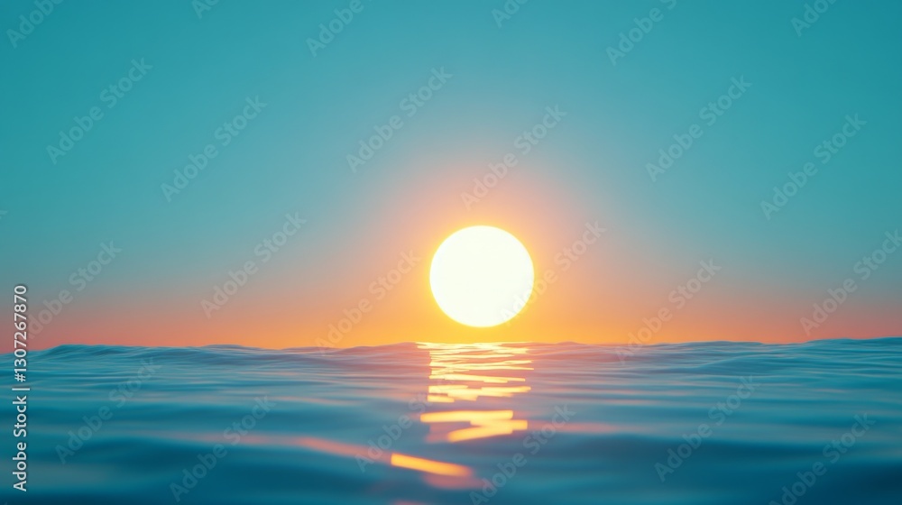 sun, low-angle, blue solid background, bright, golden sun near the horizon, casting long rays and deep shadows. sun, low-angle, blue solid background, bright, golden sun near the horizon, casting long rays and deep shadows.