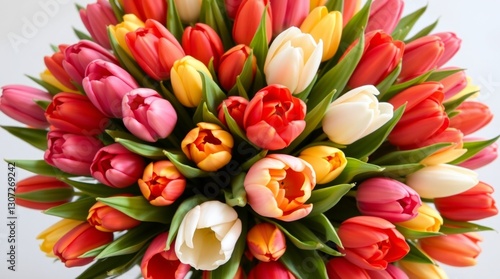 Colorful Tulip Bouquet