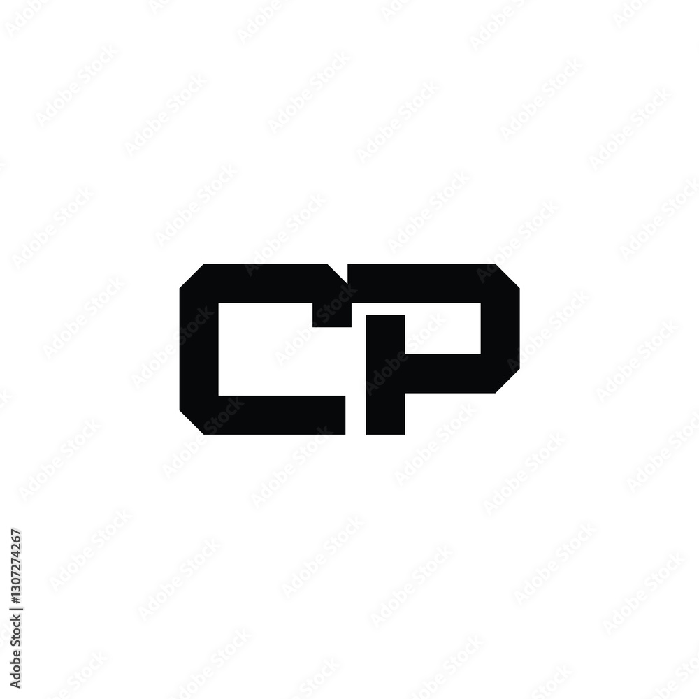 CP monogram logo design letter text name symbol monochrome logotype alphabet character simple logo CP monogram logo design letter text name symbol monochrome logotype alphabet character simple logo