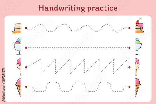 trace the line. vector. children's intellectual game. a game for kids. draw the lines. draw the lines. A fun game. study. kid.