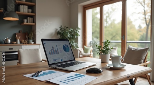 Wallpaper Mural Tiny house toy marketing sale home finance strategies in a bright modern workspace environment Torontodigital.ca