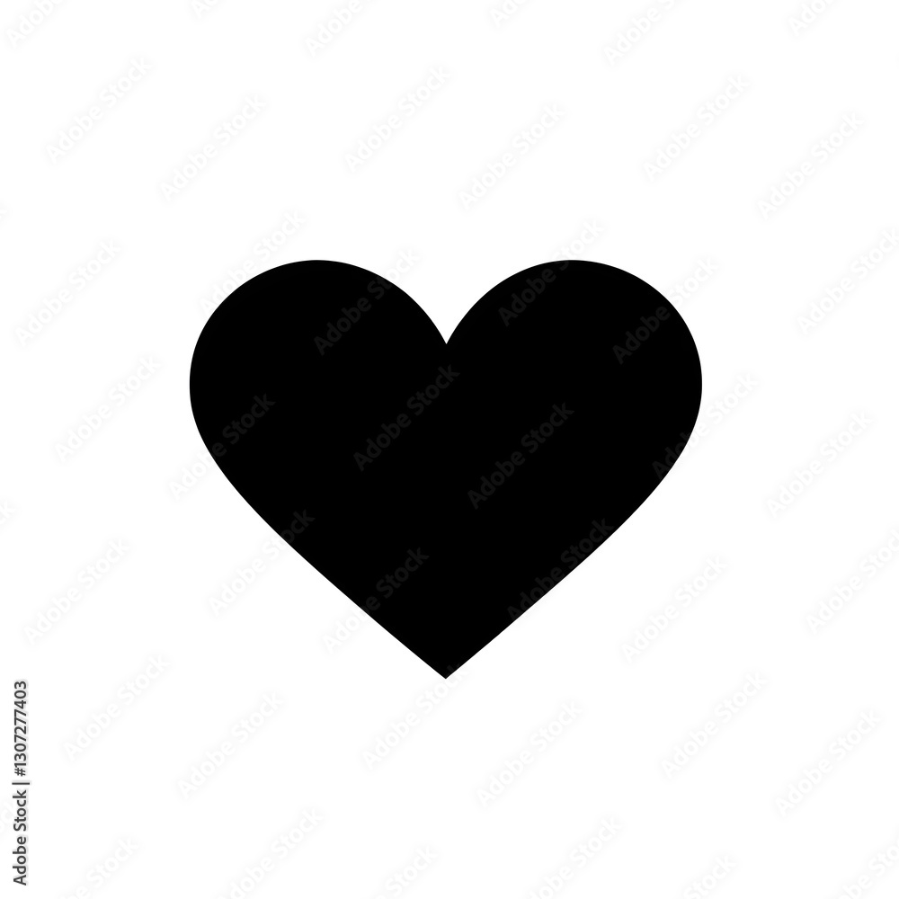 Black heart icon Black heart icon