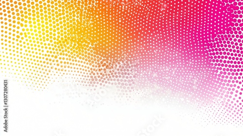 Wallpaper Mural Colorful halftone dots abstract background Torontodigital.ca