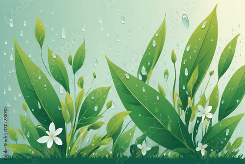 tranquil beauty of a meandering river, gracefully gliding through a verdant panorama, its placid facade mirroring enchanting world that envelops it