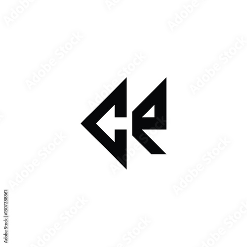 Free Download CP monogram logo design letter text name symbol monochrome logotype alphabet character simple logo - GFXLoad