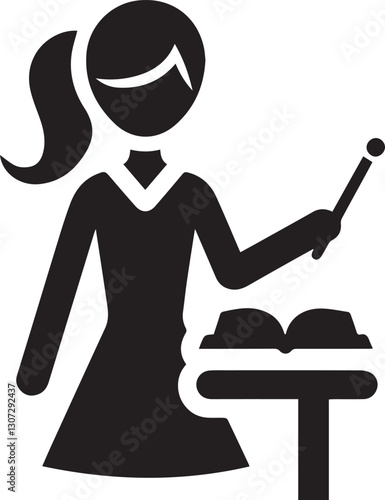 Woman playing the xylophone icon vector illustration silhouette graphic
