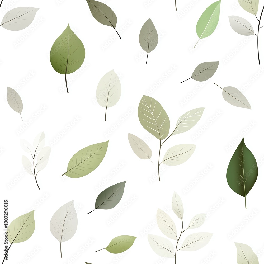 Modern minimalistic leaf seamless pattern aesthetic graphic design Modern minimalistic leaf seamless pattern aesthetic graphic design