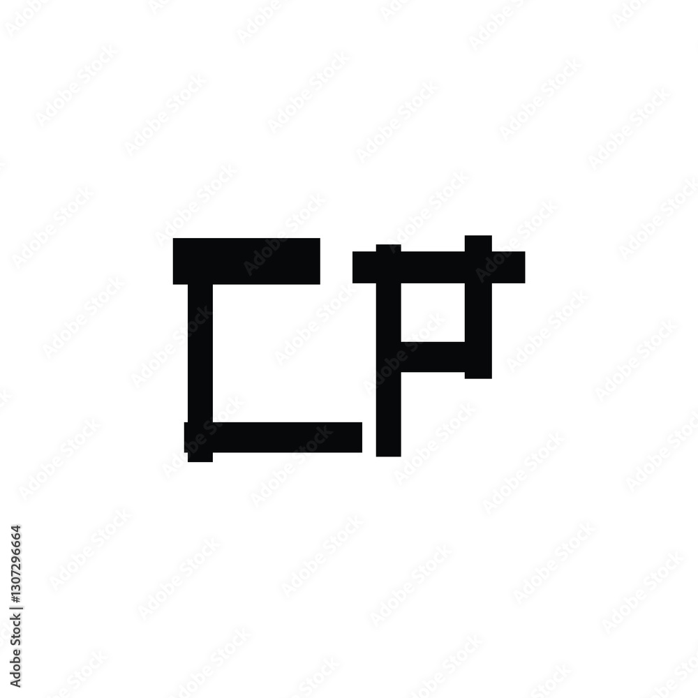 CP monogram logo design letter text name symbol monochrome logotype alphabet character simple logo CP monogram logo design letter text name symbol monochrome logotype alphabet character simple logo