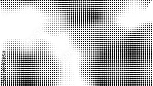 Halftone Faded Gradient Texture. Abstract dots gradation pattern background.