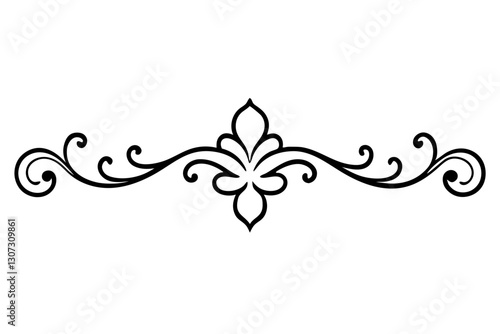 "Victorian Style Baroque Element for Architectural Design - Vector Illustration"

