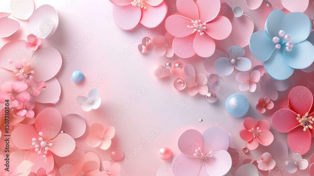 Design a cute wallpaper with 3D effect, suitable for 20-year-old girls Design a cute wallpaper with 3D effect, suitable for 20-year-old girls