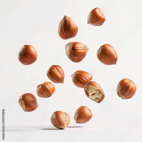 Wallpaper Mural Hazelnuts in Air Display Torontodigital.ca