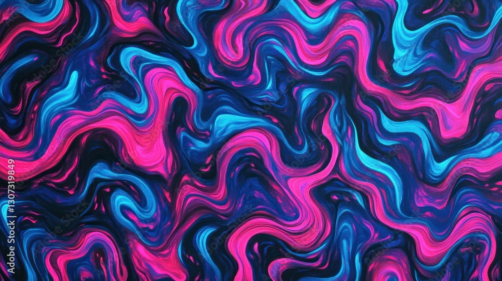 Abstract Wavy Swirl Art Background with Pink and Blue Colors Abstract Wavy Swirl Art Background with Pink and Blue Colors