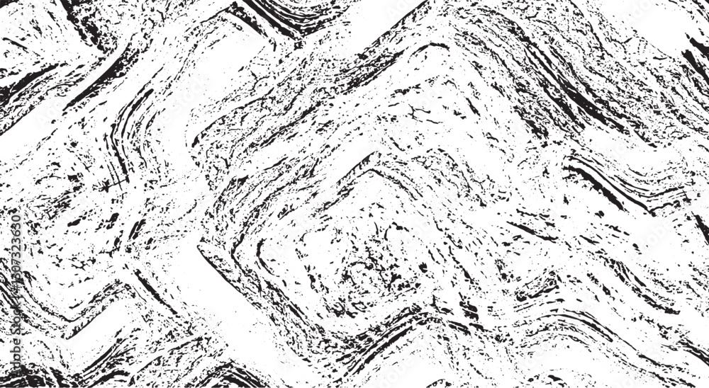 Fototapeta premium Rough black and white texture vector. Distressed overlay texture. Grunge background. Abstract textured effect. Vector Illustration. Black isolated on white background. EPS10