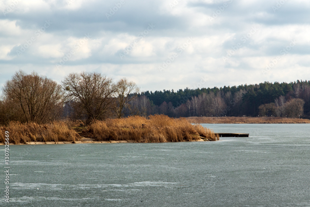 Przedwiośnie nad Stawami Dojlidzkimi,Podlasie, Polska