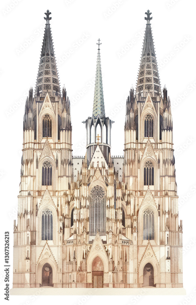PNG Cologne Gothic Cathedral cathedral architecture illustration. PNG Cologne Gothic Cathedral cathedral architecture illustration.
