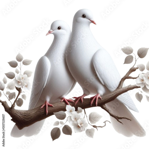 White Doves vector