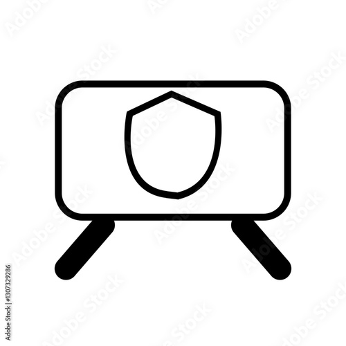 antivirus icon outline
