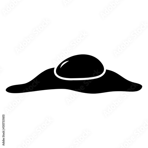 sunny side up, egg yolk icon logo