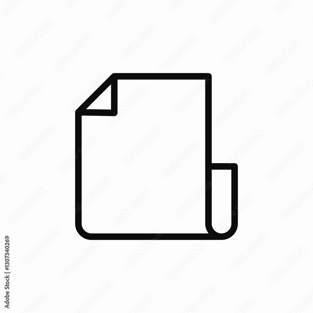 Document write icon vector sign Document write icon vector sign