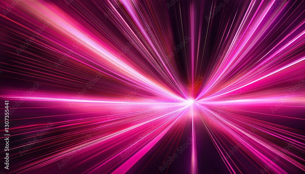 Fototapeta premium abstract pink light streaks with bokeh effect creating a dynamic and elegant background for technology celebration or futuristic concepts