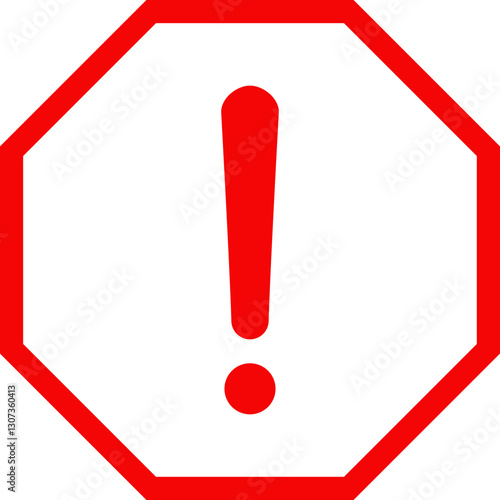 Caution Warning Dangerous alarm set, danger sign collection, attention vector icon, yellow, red and black fatal error message element, triangular, square, round, diamond and octagonal hazard signs
