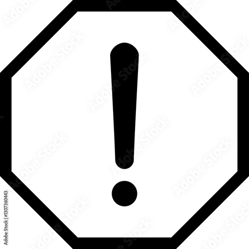 Caution Warning Dangerous alarm set, danger sign collection, attention vector icon, yellow, red and black fatal error message element, triangular, square, round, diamond and octagonal hazard signs