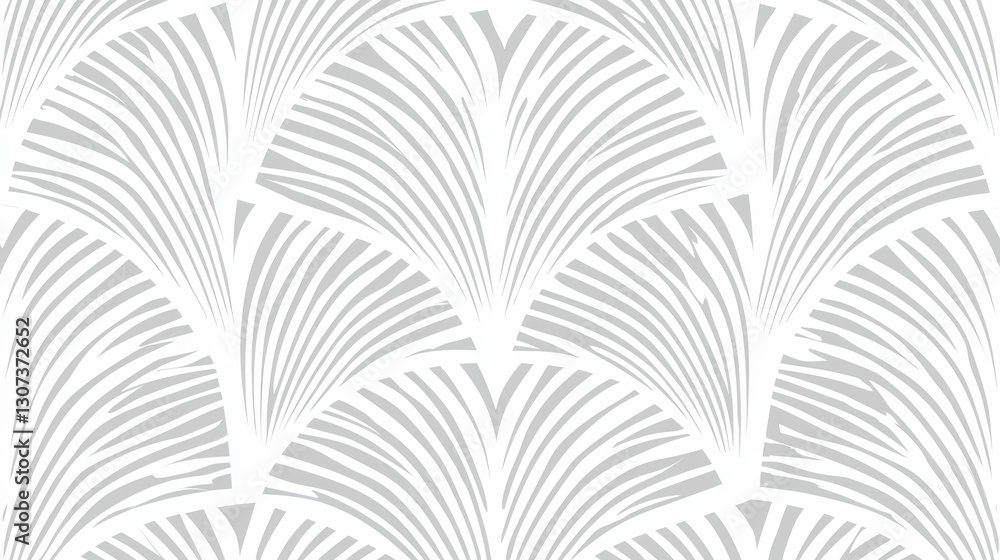 Seamless silver and white Deco linework forming a sophisticated, minimalist geometric pattern Seamless silver and white Deco linework forming a sophisticated, minimalist geometric pattern