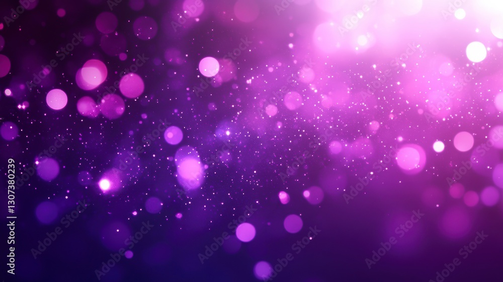 Abstract bokeh lights, vibrant purple, glowing particles. Potential use for backgrounds, digital design, celebrations Abstract bokeh lights, vibrant purple, glowing particles. Potential use for backgrounds, digital design, celebrations