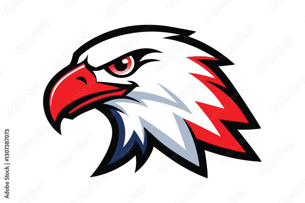 Obraz premium eagle head vector