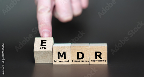 Foto Cubes form the Expression EMDR, which stands for Eye Movement Desensitization and Reprocessing