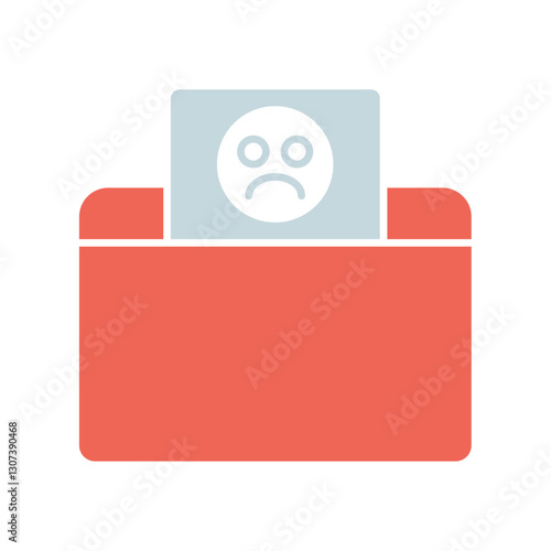 Icon a complain, isolated against a clean background.