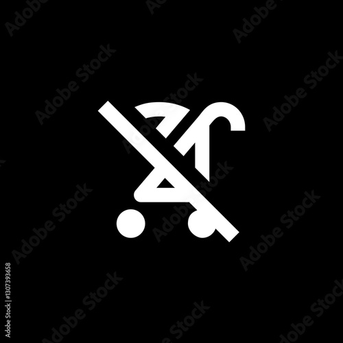 Icon: No Shopping Cart
