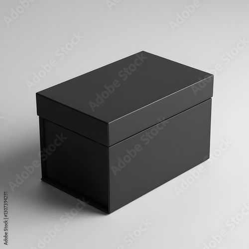 3d rendered illustration of a glass cube