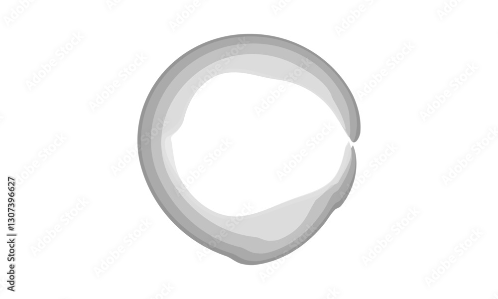 enso symbol isolated on white. Brushed round smear element. enso symbol isolated on white. Brushed round smear element.