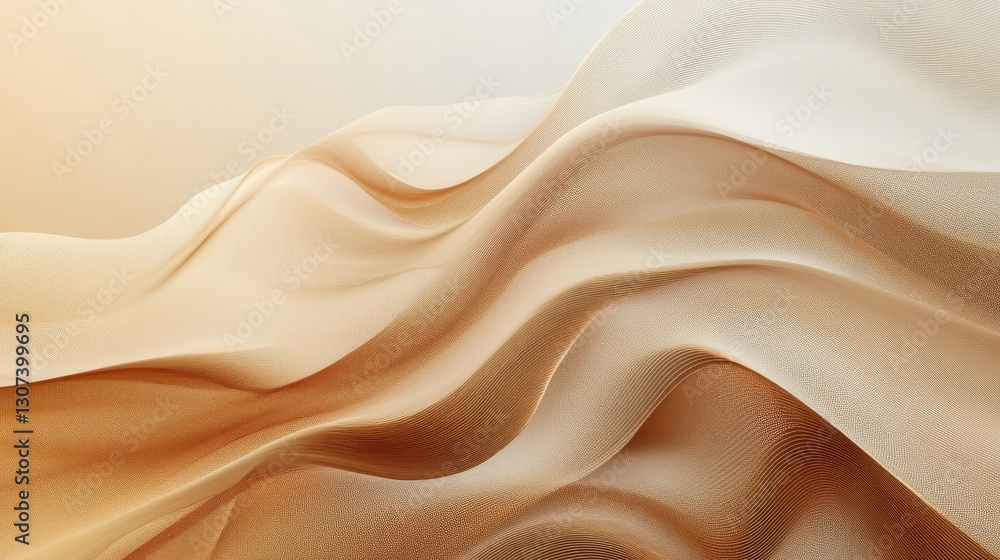 Elegant abstract composition of flowing fabric with soft gradients and curves Elegant abstract composition of flowing fabric with soft gradients and curves
