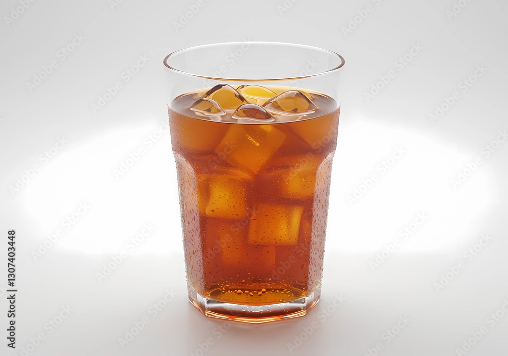Refreshing Iced Tea in a Glass Refreshing Iced Tea in a Glass