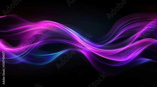 Wallpaper Mural Abstract waves of color create a dynamic and flowing design Torontodigital.ca