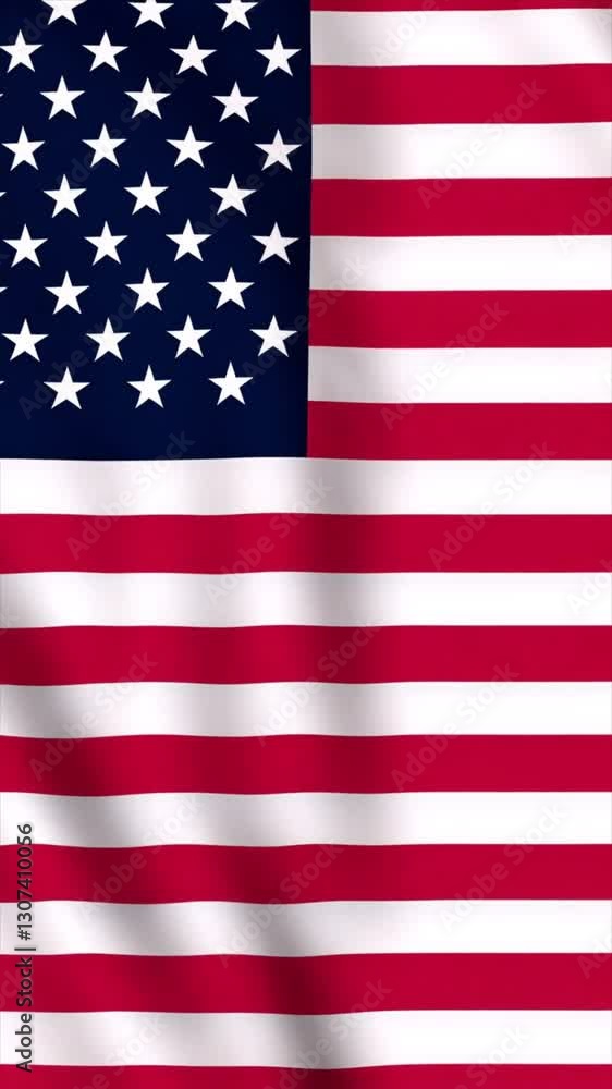 American flag vertical video American flag vertical video