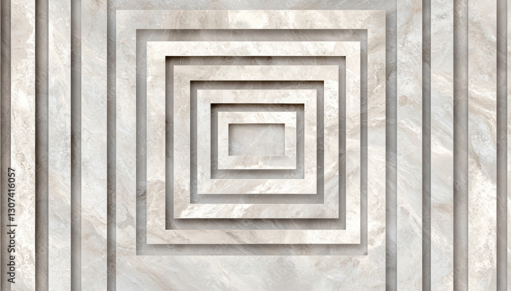 A series of concentric square patterns on a textured surface, showcasing depth and dimensionality in a minimalist design. A series of concentric square patterns on a textured surface, showcasing depth and dimensionality in a minimalist design.