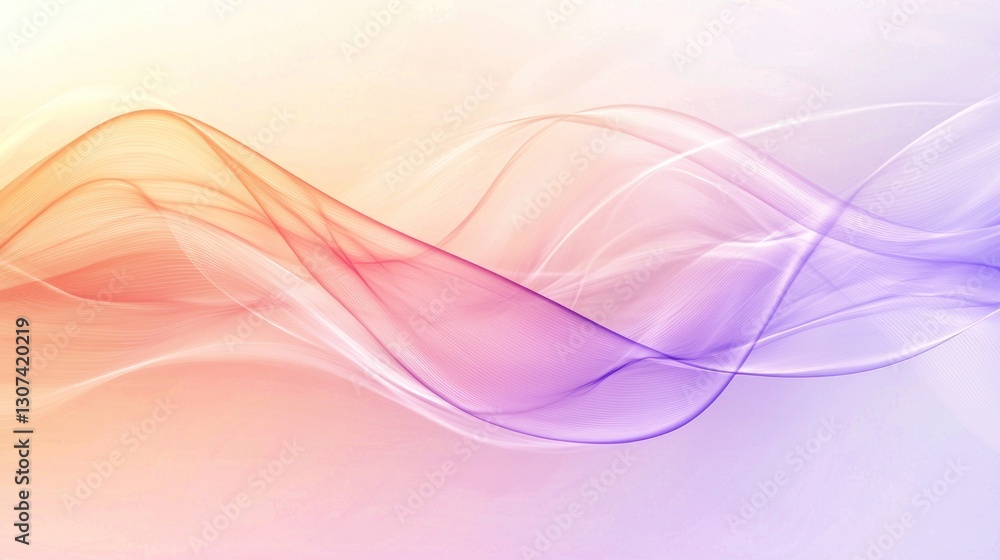 Colorful flowing lines of light create abstract ethereal art Colorful flowing lines of light create abstract ethereal art
