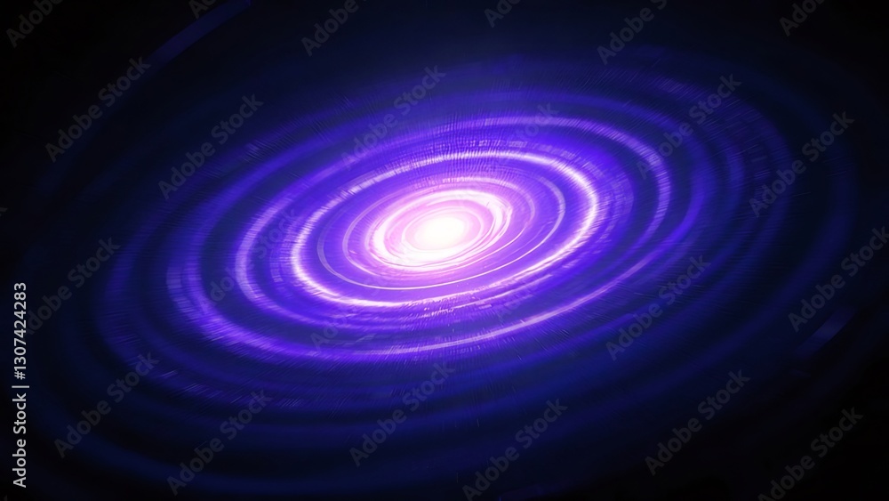 Purple cosmic swirl, dark space, energy, abstract background Purple cosmic swirl, dark space, energy, abstract background