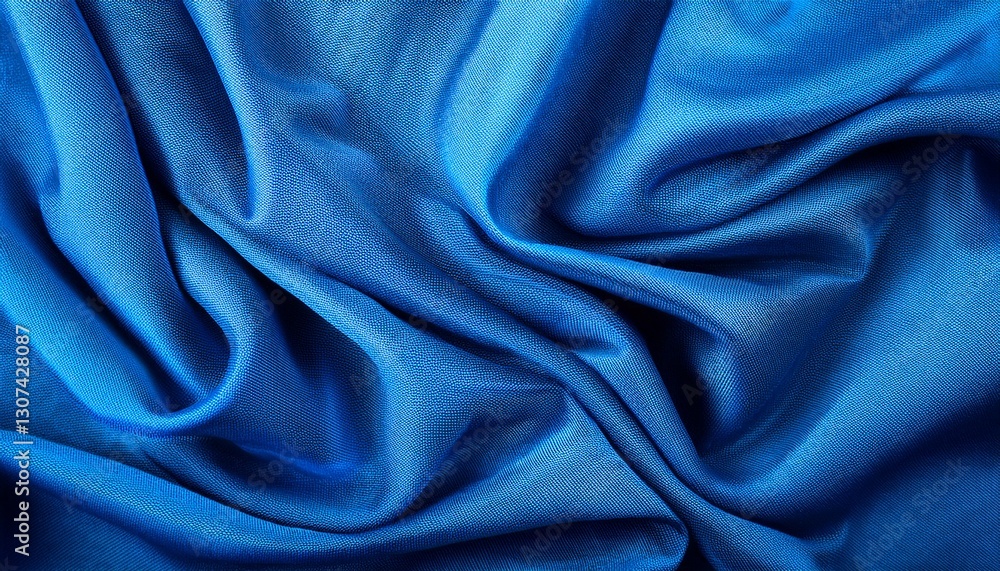 Obraz premium blue fabric cloth background texture