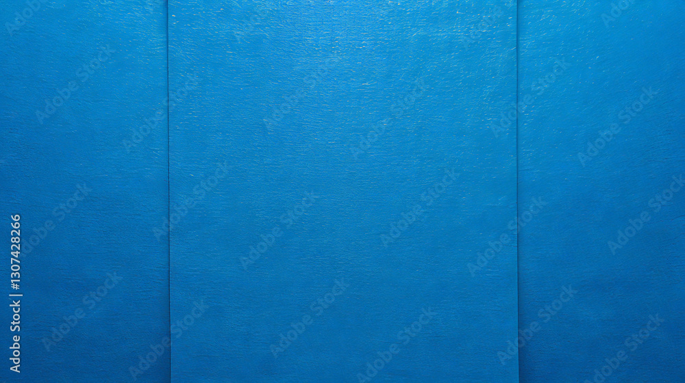 Fototapeta premium Solid Blue Background with Smooth Texture - Minimalist Backdrop for Designs