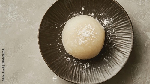 Delicious Rounded Mochi Soft Sweet Treats photo