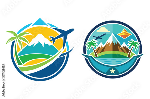 Customizable Tour and Travel Logo for Unique Branding